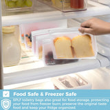 SPLF 4 Pack Leakproof Clear Toiletry bags, TSA Approved Quart Size Zipper Bags, BPA Free Travel Makeup Cosmetic Bags for Women Men, Carry on Airport Airline Compliant Bags