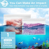 SPLF 4 Pack Leakproof Clear Toiletry bags, TSA Approved Quart Size Zipper Bags, BPA Free Travel Makeup Cosmetic Bags for Women Men, Carry on Airport Airline Compliant Bags