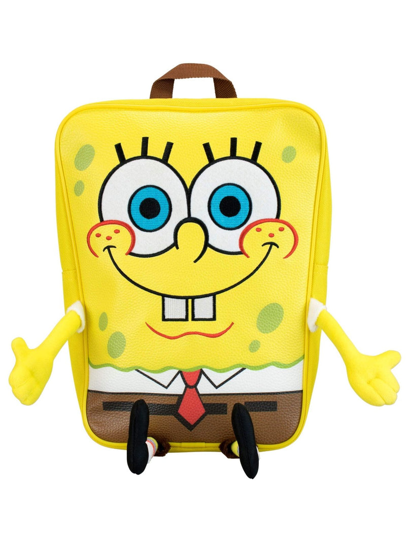 SpongeBob SquarePants Backpack | Boys Backpack | Kids School Rucksack | Yellow One Size