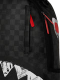 SPRAYGROUND Scribble Shark Check DLXSV Backpack
