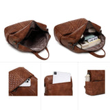 sqlp Daily Use Backpack Purse for Women Vegan Leather Travel Back Pack Fashion Multipurpose Design Shoulder Bags Handbag