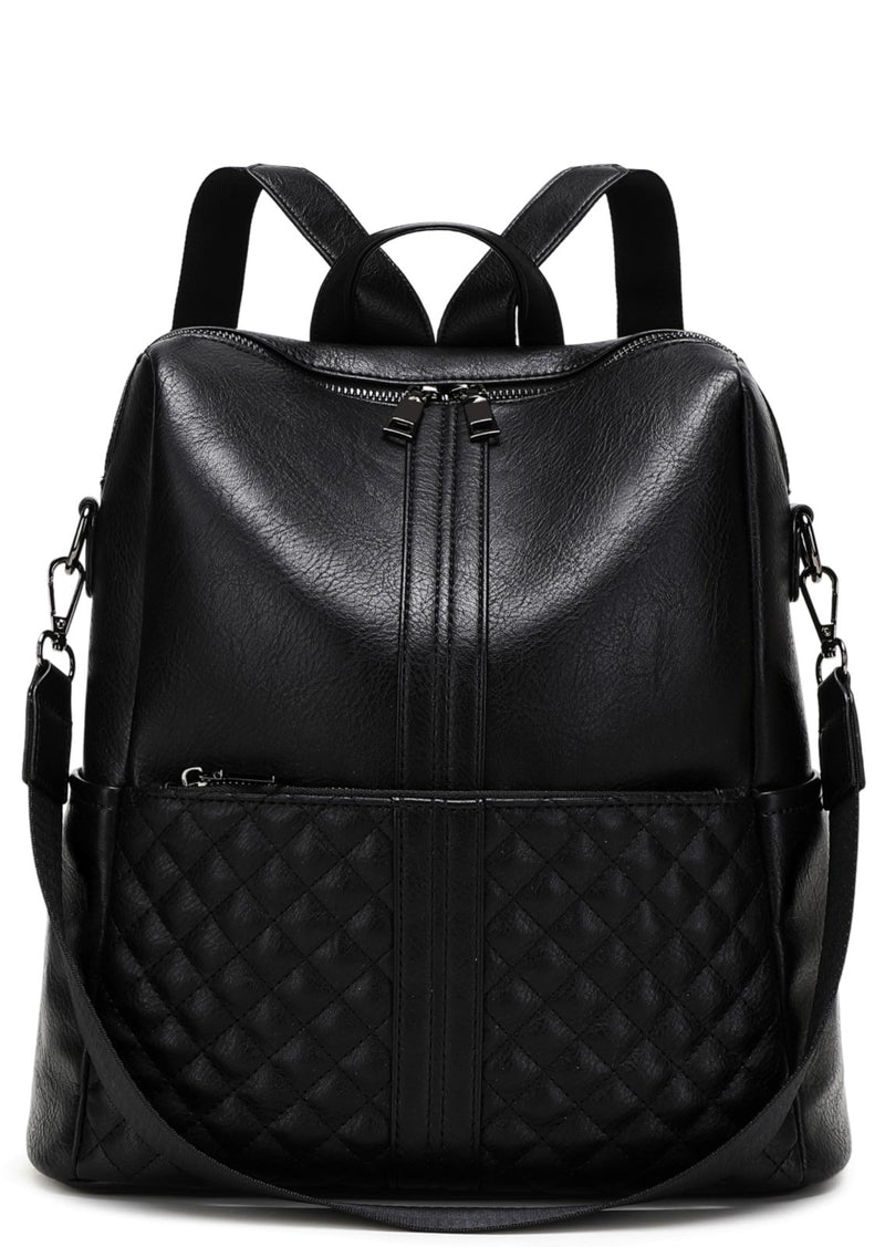 sqlp Daily Use Backpack Purse for Women Vegan Leather Travel Back Pack Fashion Multipurpose Design Shoulder Bags Handbag