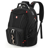 star cloud 17 Inch Travel Laptop Backpack,Business Tech Backpack with USB & Type-C Charging Port,180°TSA Friendly Travel College Work Backpack with Multiple Organizer Pockets for Men