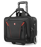 star cloud Rigid Frame Rolling Laptop Bag 18