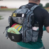 STAR FRAME Beast Disc Golf Bag With Cooler | 25+ Disc Frisbee Golf Backpack | 3-Can Insulated Cooler | Light Durable Gray Men Women Disc Golf Bag | Huge Storage & 12oz Can Holders