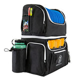 STAR FRAME Brick 3.0 Disc Golf Bag With Cooler | Large Insulated Built-in Cooler with 24-Can Capacity | 16-Disc Frisbee Golf Backpack | Light Durable Black Disc Golf Bag | Huge Storage & Putter Pocket