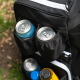 STAR FRAME Brick 3.0 Disc Golf Bag With Cooler | Large Insulated Built-in Cooler with 24-Can Capacity | 16-Disc Frisbee Golf Backpack | Light Durable Black Disc Golf Bag | Huge Storage & Putter Pocket