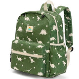 STEAMEDBUN Corduroy Kids Backpack for Boys and Girls 5-8: Boys Backpack for Elementary Kindergarten - 15 inch Cute Backpacks for Kids - Dinosaur
