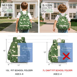 STEAMEDBUN Corduroy Toddler Backpack for Boys 2 - 4: Kids backpack for Boys Girls - 12 inch Preschool Kindergarten Backpacks - Dinosaur