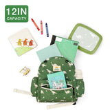 STEAMEDBUN Corduroy Toddler Backpack for Boys 2 - 4: Kids backpack for Boys Girls - 12 inch Preschool Kindergarten Backpacks - Dinosaur