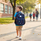 STEAMEDBUN Corduroy Toddler Backpack for Boys Girls 2 - 4, Kids Preschool Backpack for Kindergarten
