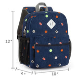 STEAMEDBUN Corduroy Toddler Backpack for Boys Girls 2 - 4, Kids Preschool Backpack for Kindergarten