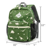 STEAMEDBUN Corduroy Toddler Backpack for Boys Girls 2 - 4, Kids Preschool Backpack for Kindergarten - Dinosaur
