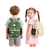 STEAMEDBUN Corduroy Toddler Backpack for Boys Girls 2 - 4, Kids Preschool Backpack for Kindergarten - Dinosaur