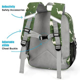 STEAMEDBUN Corduroy Toddler Backpack for Boys Girls 2 - 4, Kids Preschool Backpack for Kindergarten - Dinosaur