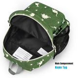 STEAMEDBUN Corduroy Toddler Backpack for Boys Girls 2 - 4, Kids Preschool Backpack for Kindergarten - Dinosaur