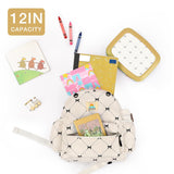STEAMEDBUN Corduroy Toddler Backpack for Girls 2 - 4: Kids backpack for Boys Girls - 12 inch Preschool Kindergarten Backpacks - Bow