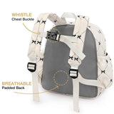 STEAMEDBUN Corduroy Toddler Backpack for Girls 2 - 4: Kids backpack for Boys Girls - 12 inch Preschool Kindergarten Backpacks - Bow