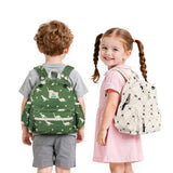 STEAMEDBUN Corduroy Toddler Backpack for Girls 2 - 4: Kids backpack for Boys Girls - 12 inch Preschool Kindergarten Backpacks - Bow