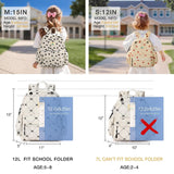 STEAMEDBUN Corduroy Toddler Backpack for Girls 2 - 4: Kids backpack for Boys Girls - 12 inch Preschool Kindergarten Backpacks - Bow
