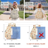 STEAMEDBUN Corduroy Toddler Backpack for Girls 2 - 4: Kids backpack for Boys Girls - 12 inch Preschool Kindergarten Backpacks - Strawberry