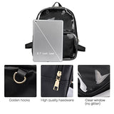 STEAMEDBUN Ita Bag Double Window Candy PU Leather Backpack Kawaii Pins Bag with insert
