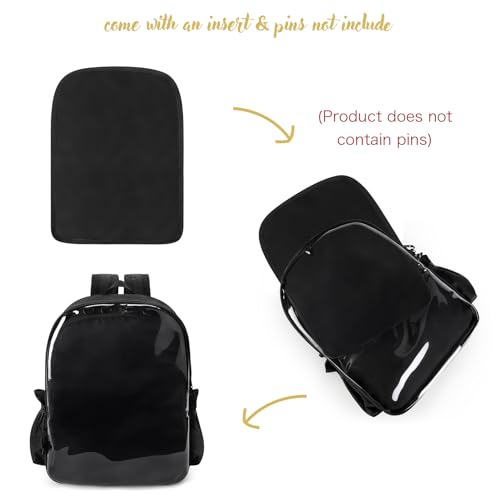 STEAMEDBUN Pin Display Backpack for School Ita Bag Backpack with inserts