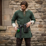 Steampunk Fanny Pack Belt Pouch Phone Purse Magic Corked Potion Bottle Festival Medieval Renaissance Costume Retro Accessory