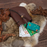 Steampunk Fashion Waist Bag Fanny Pack Belt Pouch Phone Purse Festival Medieval Renaissance Costume Retro Cosplay Accessory (2P - Brown)