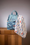 STEPHEN JOSEPH QUILTED BACKPACK ROCKET