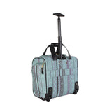 Steve Madden Designer 15 Inch Carry on Suitcase - Small Weekender Overnight Business Travel Luggage - Lightweight 2 - Rolling Spinner Wheels Under Seat Bag for Women(Legends Teal)