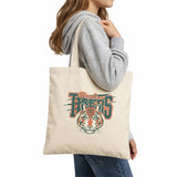 Stranger Things Hawkins Scratch Grocery Travel Reusable Tote Bag, Natural