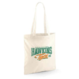 Stranger Things Hawkins Tigers 86 Grocery Travel Reusable Tote Bag, Natural