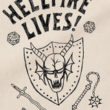 Stranger Things Hellfire Graduation Grocery Travel Reusable Tote Bag, Natural