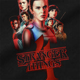 Stranger Things Season Four Poster Grocery Travel Reusable Tote Bag, Black