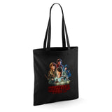 Stranger Things Season One Poster Grocery Travel Reusable Tote Bag, Black