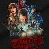 Stranger Things Season One Poster Grocery Travel Reusable Tote Bag, Black