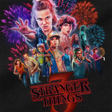 Stranger Things Season Three Poster Grocery Travel Reusable Tote Bag, Black