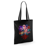 Stranger Things Season Three Poster Grocery Travel Reusable Tote Bag, Black