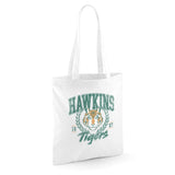 Stranger Things Tiger Laurel Grocery Travel Reusable Tote Bag, White