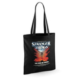 Stranger Things Vecna Rise Poster Grocery Travel Reusable Tote Bag, Black