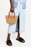 Straw Bag for Women - Handmade Women's Straw Purse Bag - Perfect for Summer Vacation Beach Mini Tote
