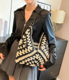 Straw Hobo Bags for Women Vintage Shoulder Bag Everything Tote Bag Designer Beach Bag Holiday Work Everyday Summer
