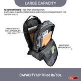 streetart Graffiti Backpack Designer Travel Daypack 15.6" Laptop Lightweight Multi Compartment Storage Adult backpack (Cool Alien)