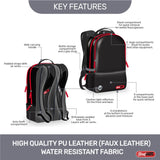 streetart Graffiti Backpack Designer Travel Daypack 15.6" Laptop Lightweight Multi Compartment Storage Adult backpack (HighTech)