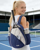 Sucipi Tennis Bag for Women and Men, Water-Resistant and Machine Washable Tennis Racket Backpack, Lightweight Sports Backpack for Pickleball, Badminton