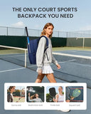Sucipi Tennis Bag for Women and Men, Water-Resistant and Machine Washable Tennis Racket Backpack, Lightweight Sports Backpack for Pickleball, Badminton