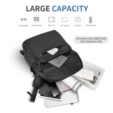 SUIKIHUM 16 Inch Laptop Backpack for Men Women, Travel Backpack W/Anti - Theft Pocket, Business Backpack Lightweight Water - Resistant TSA Approved for Work College, Black