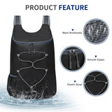 SUIKIHUM 20L Hiking - Daypack Lightweight Foldable Travel Packable Backpack for Camping Cycling Outdoor, Black