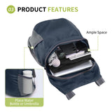 SUIKIHUM 20L Ultra Hiking - Daypack Lightweight Foldable Travel Packable Backpack for Camping Cycling Outdoor, Navy Blue